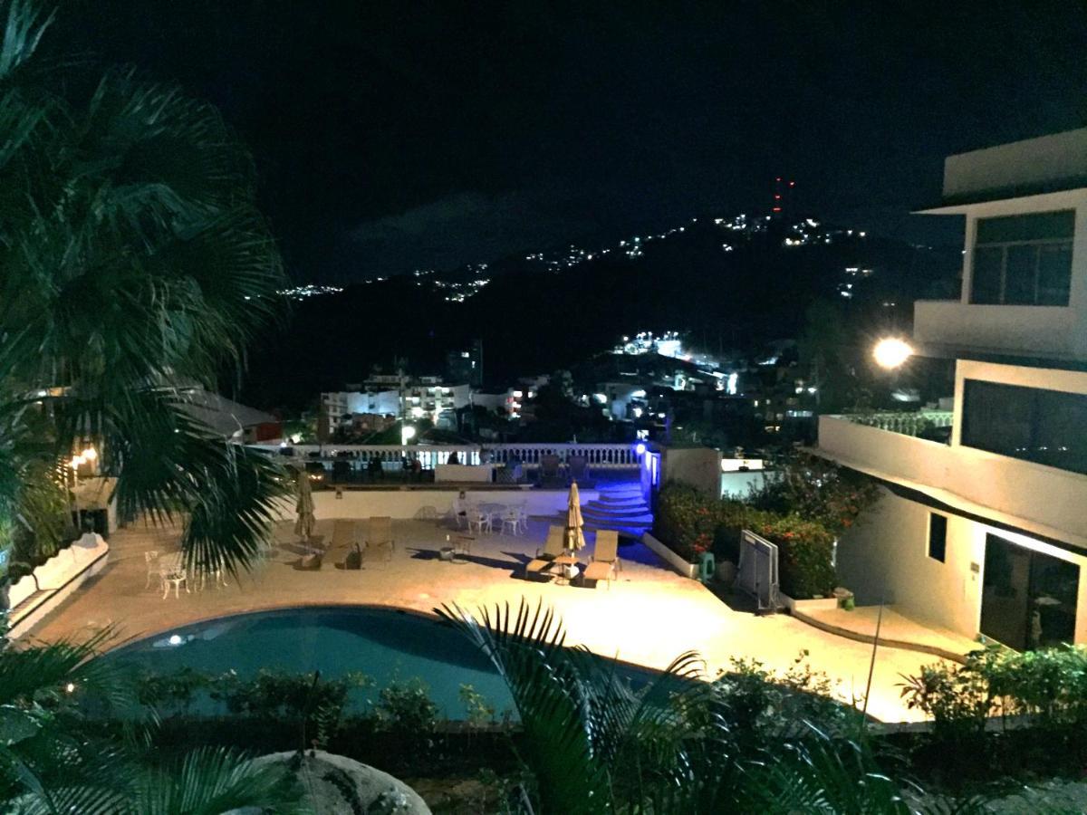 Villa Palmitas Acogedor Departamento Nivel Piscina Gigante Jardines Acapulco Kültér fotó