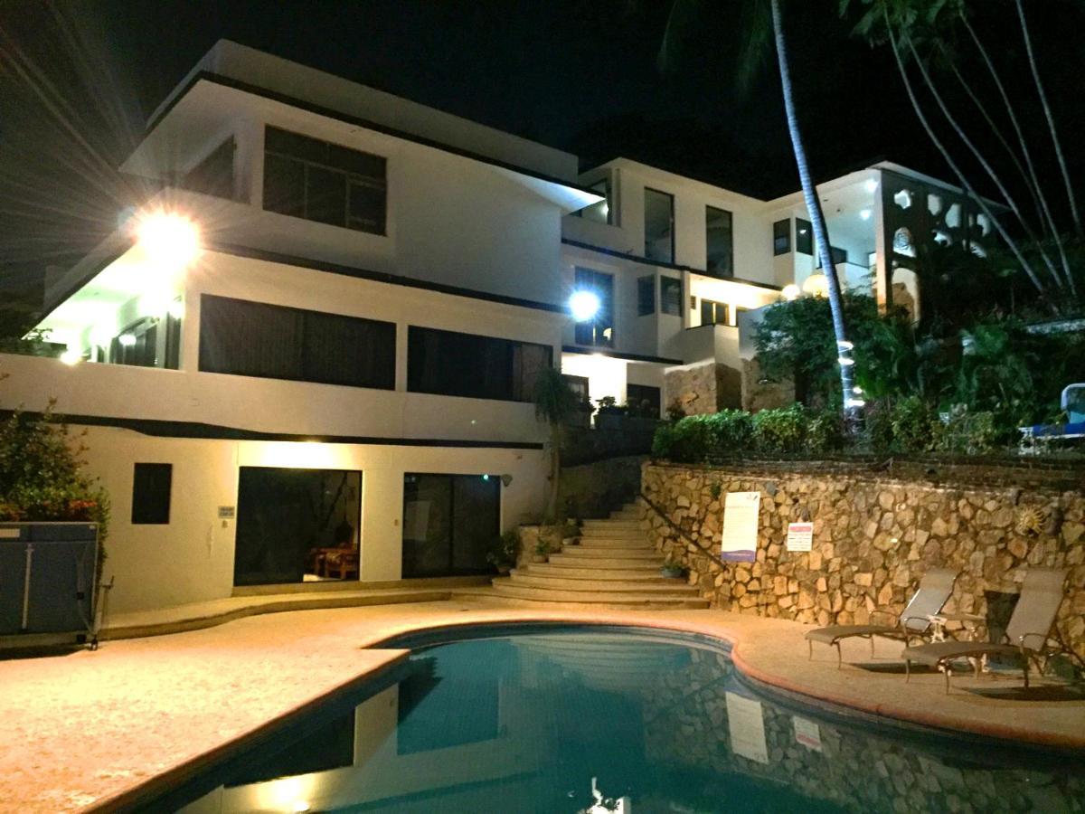 Villa Palmitas Acogedor Departamento Nivel Piscina Gigante Jardines Acapulco Kültér fotó