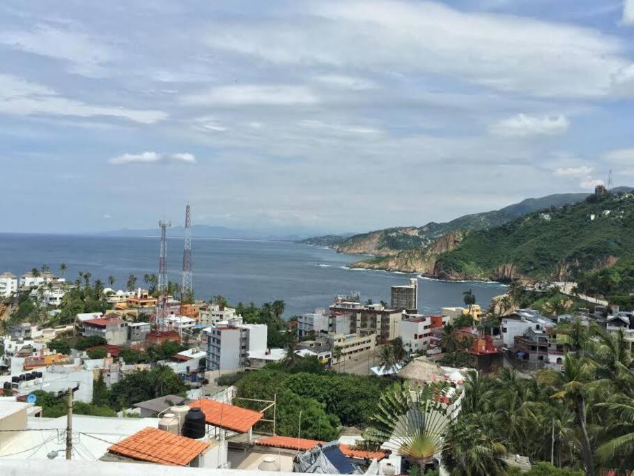 Villa Palmitas Acogedor Departamento Nivel Piscina Gigante Jardines Acapulco Kültér fotó