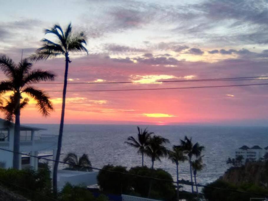 Villa Palmitas Acogedor Departamento Nivel Piscina Gigante Jardines Acapulco Kültér fotó