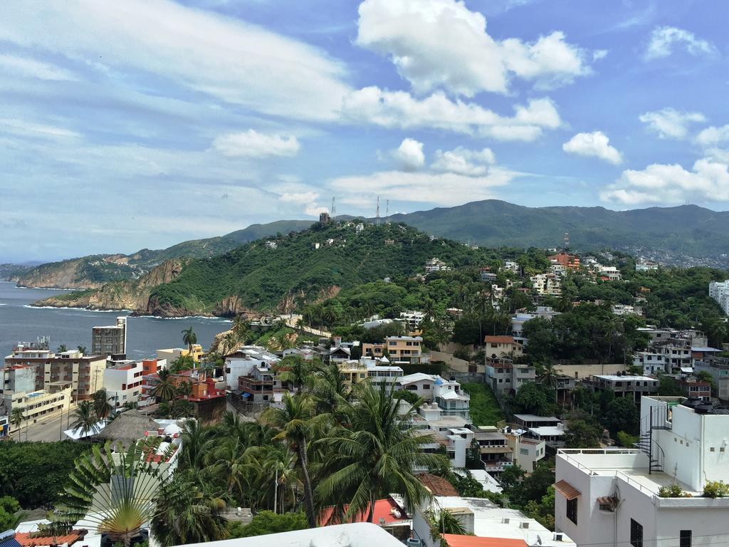 Villa Palmitas Acogedor Departamento Nivel Piscina Gigante Jardines Acapulco Kültér fotó